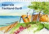 Buchcover Aquarelle - Fischland-Darß (Tischkalender 2018 DIN A5 quer)