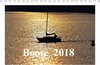 Buchcover Boote 2018 (Tischkalender 2018 DIN A5 quer)