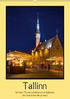 Buchcover Tallinn - Kirchen, Türme und Sehenswürdigkeiten (Wandkalender 2018 DIN A2 hoch)