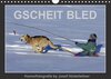 Buchcover GSCHEIT BLED - Humorfotografie (Wandkalender 2018 DIN A4 quer)