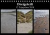 Buchcover Dreigeteilt - 12 Triptychen 2018 (Tischkalender 2018 DIN A5 quer)
