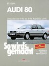 Buchcover Audi 80 9/91 bis 8/94, Avant bis 12/95