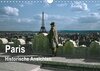 Buchcover Paris - Historische Ansichten (Wandkalender 2018 DIN A4 quer)