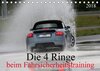 Buchcover Die 4 Ringe beim Fahrsicherheitstraining (Tischkalender 2018 DIN A5 quer)