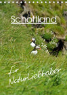 Buchcover Schottland für Naturliebhaber (Tischkalender 2018 DIN A5 hoch)