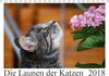 Buchcover Die Launen der Katzen 2018 (Tischkalender 2018 DIN A5 quer)