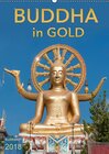 Buchcover BUDDHA in GOLD (Wandkalender 2018 DIN A2 hoch)