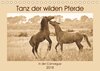 Buchcover Tanz der wilden Pferde in der Camargue (Tischkalender 2018 DIN A5 quer)