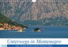 Buchcover Unterwegs in Montenegro (Wandkalender 2018 DIN A4 quer)