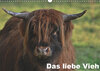 Buchcover Das liebe Vieh (Wandkalender 2019 DIN A3 quer)