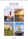 Buchcover Büsum - Impressionen eines Sommers (Tischkalender 2019 DIN A5 hoch)