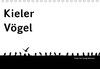Buchcover Kieler Vögel (Tischkalender 2019 DIN A5 quer)
