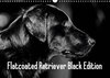 Buchcover Flatcoated Retriever Black Edition (Wandkalender 2019 DIN A3 quer)