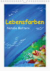 Buchcover Lebensfarben Natalie Mattern (Wandkalender 2019 DIN A4 hoch)