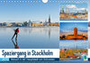 Buchcover Spaziergang in Stockholm: Besuch in der Hauptstadt von Schweden (Wandkalender 2019 DIN A4 quer)