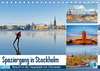 Buchcover Spaziergang in Stockholm: Besuch in der Hauptstadt von Schweden (Tischkalender 2019 DIN A5 quer)