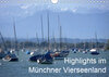 Buchcover Highlights im Münchner Vierseenland (Wandkalender 2019 DIN A4 quer)
