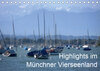 Buchcover Highlights im Münchner Vierseenland (Tischkalender 2019 DIN A5 quer)