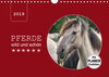Buchcover Pferde wild und schön (Wandkalender 2019 DIN A4 quer)