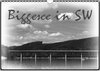 Buchcover Biggesee in Schwarz-Weiß (Wandkalender 2019 DIN A4 quer)