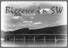Buchcover Biggesee in Schwarz-Weiß (Tischkalender 2019 DIN A5 quer)