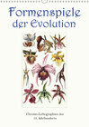 Buchcover Formenspiele der Evolution. Chromolithographien des 19. Jahrhunderts (Wandkalender 2019 DIN A3 hoch)