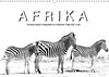 Buchcover AFRIKA - Schwarz-weiss Fotografien im modernen "High Key" Look (Wandkalender 2019 DIN A3 quer)
