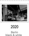 Buchcover Berlin black & white (Tischkalender 2020 DIN A5 hoch)