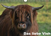 Buchcover Das liebe Vieh (Wandkalender 2020 DIN A4 quer)