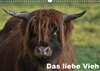 Buchcover Das liebe Vieh (Wandkalender 2020 DIN A3 quer)