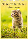 Buchcover Mit Katzen durchs Jahr / Planer (Wandkalender 2020 DIN A4 hoch)