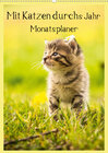 Buchcover Mit Katzen durchs Jahr / Planer (Wandkalender 2020 DIN A2 hoch)