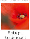 Buchcover Farbiger Blütentraum (Tischkalender 2020 DIN A5 hoch)