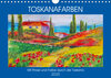 Buchcover Toskanafarben - Mit Pinsel und Farbe durch die Toskana (Wandkalender 2020 DIN A4 quer)