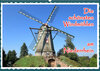Buchcover Die schönsten Windmühlen am Niederrhein (Wandkalender 2020 DIN A2 quer)