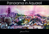 Buchcover Panorama in Aquarell (Wandkalender 2021 DIN A3 quer)