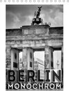 Buchcover BERLIN in Monochrom (Tischkalender 2021 DIN A5 hoch)