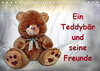 Buchcover Ein Teddybär und seine Freunde (Tischkalender 2021 DIN A5 quer)