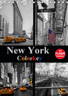 Buchcover New York Colorkey (Tischkalender 2021 DIN A5 hoch)