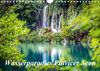 Buchcover Wasserparadies Plitvicer Seen (Wandkalender 2021 DIN A4 quer)
