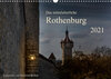 Buchcover Das mittelalterliche Rothenburg (Wandkalender 2021 DIN A3 quer)