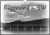 Buchcover Biggesee in Schwarz-Weiß (Wandkalender 2021 DIN A4 quer)