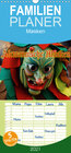 Buchcover Alemannische Masken - Familienplaner hoch (Wandkalender 2021 , 21 cm x 45 cm, hoch)