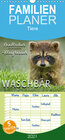 Buchcover Waschbär - Niedlicher Allesfresser - Familienplaner hoch (Wandkalender 2021 , 21 cm x 45 cm, hoch)