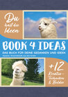 Buchcover BOOK 4 IDEAS modern | Eintragbuch mit Bildern: Alpakas - Wuschelköpfe aus den Anden