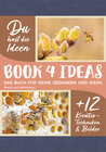 Buchcover BOOK 4 IDEAS modern | Eintragbuch mit Bildern: Bienen auf Sammeltour