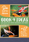 Buchcover BOOK 4 IDEAS modern | Eintragbuch mit Bildern: Koi: Juwelen im Teich