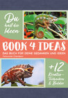 Buchcover BOOK 4 IDEAS modern | Eintragbuch mit Bildern: Farbwunder Chamäleon