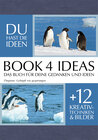 Buchcover BOOK 4 IDEAS classic | Projektbuch mit Bildern: Pinguine: Gehupft wie gesprungen