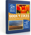 Buchcover BOOK 4 IDEAS modern | Lichtspiele in der Natur, Notizbuch, Bullet Journal mit Kreativitätstechniken und Bildern, DIN A5